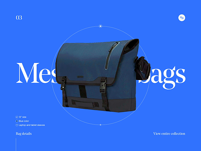Urban bags shop exploration bags interface messenger ui urban web webdesign