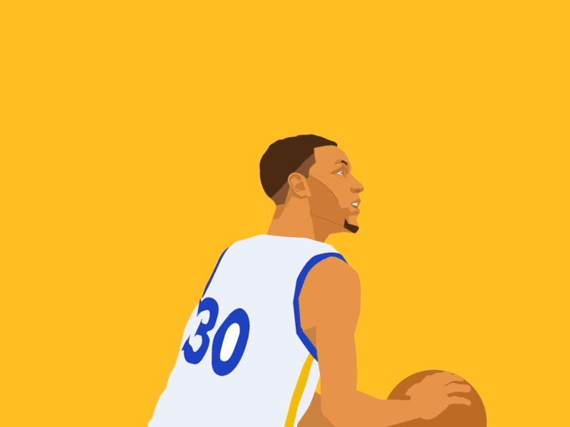 Stephen Curry animation curry illustration motiongraphics nba stephen warriors