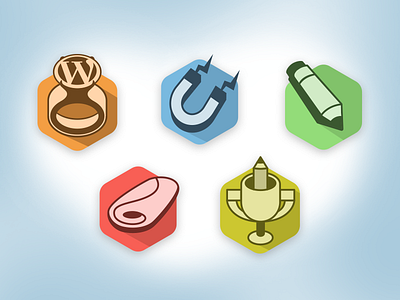 WordPress Badges badge icon wordpress