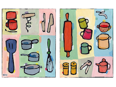 Kitchen Icon Paintings