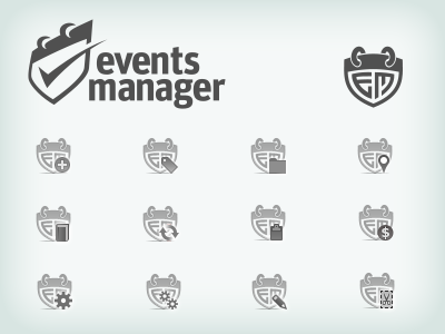 Events Manager branding and icons branding icon logo wordpress