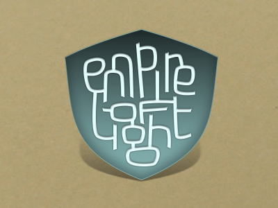 Empire of light badge v2 badge lettering type