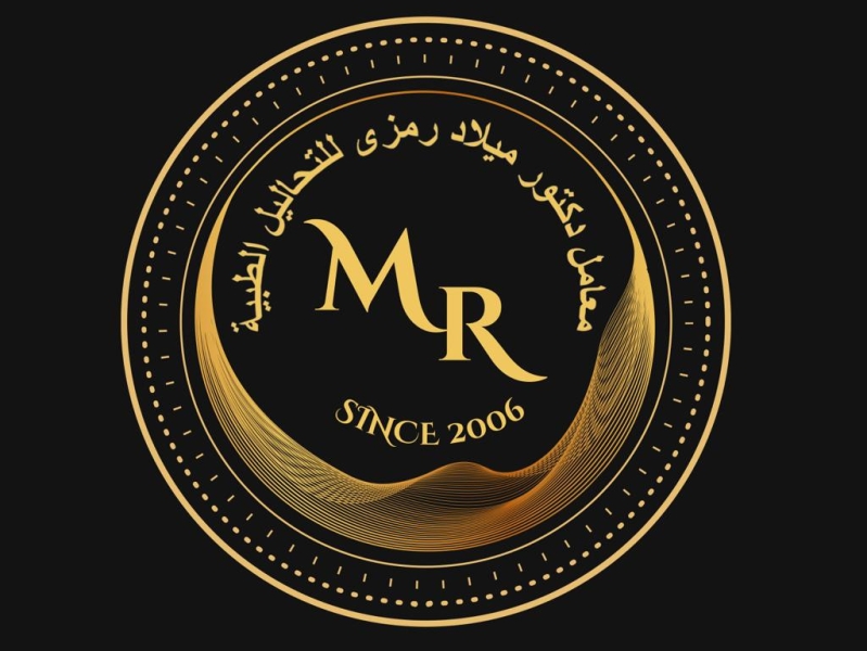 MR medical lab branding logo