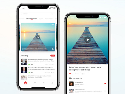 News App design