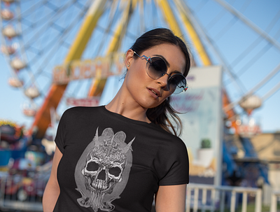 Skull T-Shirt design graphic design illustration