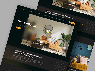 Furniture Landing page Design investment landing page design landing ui tools treading website trending ui uiux web ui website deisgn website design website ui