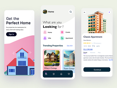 Property Rental App resdesign challenge