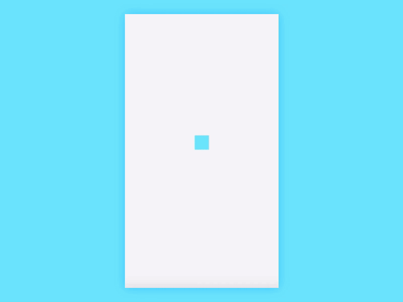 Loading Homescreen animation app cards gradients launch screen loading principle