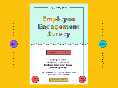 Passport's Employee Engagement initiative flyer