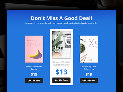 Book Deals deals ebooks emailgeeks emails marketing offers responsive