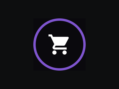 Animated Shopping Cart Icon