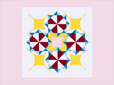 Geometric patterns arabesque geometric art illustration