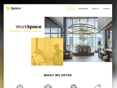 Co working Space design ui ux