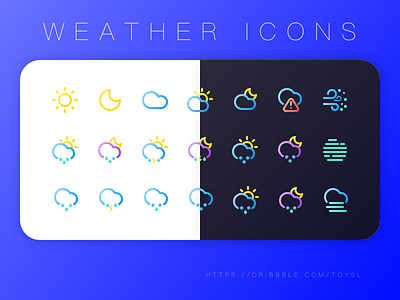 weather icons animation app design icon ui weather