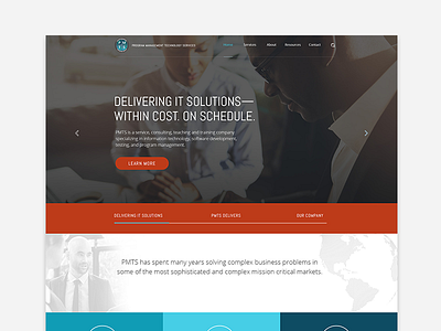 PMTS Website Redesign Concept concept redesign ui website