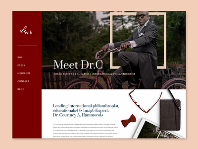 Dr. CAH Web Design design fashion personal web
