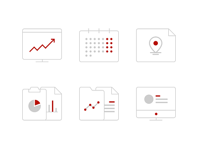 Statistics Icons arrow calendar folder graph icons justas monitor page pin statistic studio4