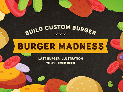 BURGER MADNESS burger burger builder cheeseburger fast food hamburger junk food