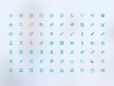 Medical Icons by Justas Galaburda on Dribbble