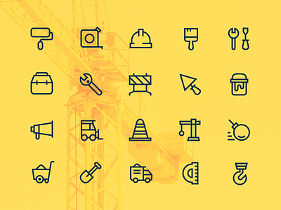Construction Works Icons builder building construction construction work construction works icons outline outline icons outline tools icons tools tools icons works