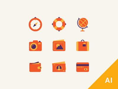Free Travel Icons