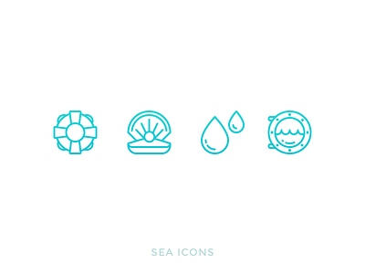 Random Sea Icons acbin drops icons life buoy outline outline icons perl sea shell water water drops waves