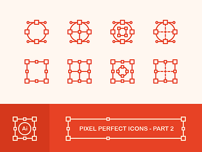 Create Pixel Perfect Icons - Part 2 bezier box circle curves icons outline outline icons pixel pixel perfect pixel perfect icons shapes vector