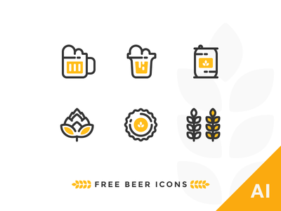 Free Outline Beer Icons