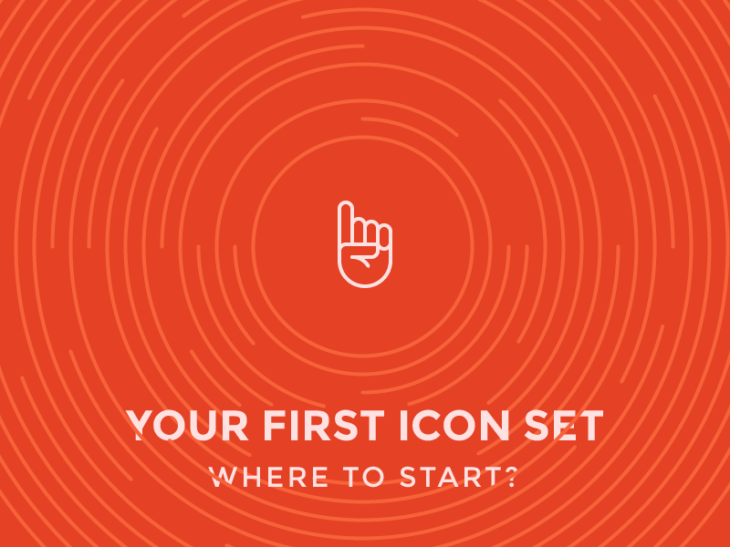 Creating Your First Icon Set animation blog circle fingering fingers first hand icon icon set iconutopia outline stroke