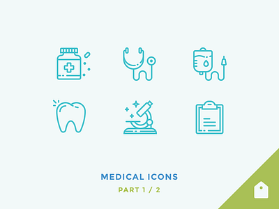 Medical Icons blood doctor hospital icons medic medical microscope outline pills stethoscope tooth transfusion