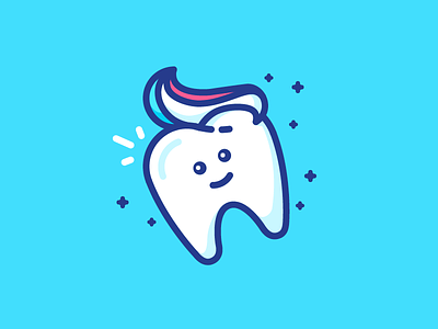 Happy Tooth! dentist emoji face filled happy icon illustration outline teeth tooth tooth paste