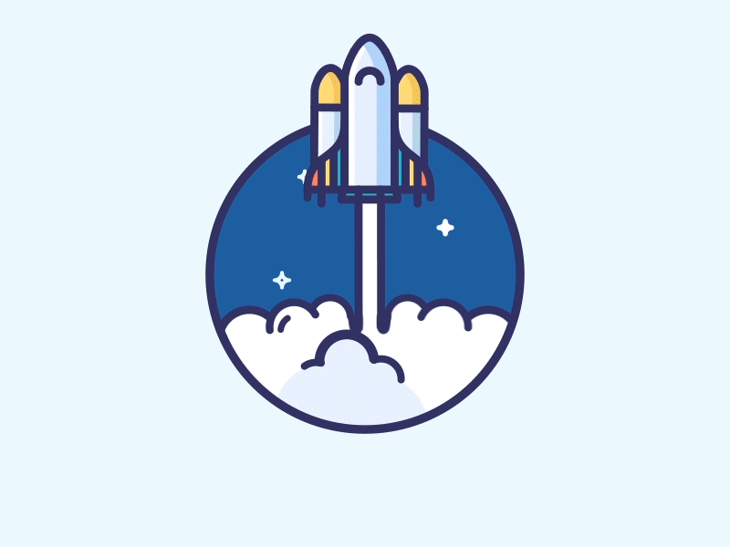 Rocket Animation by Kyu Lee | Dribbble