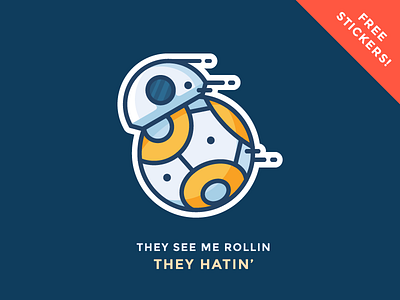 BB8 Sticker Giveaway!