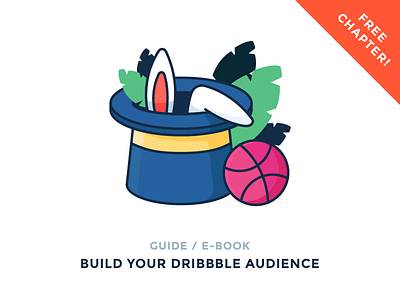 Magic Trick! ball bunny dribbble icon illustration magic miracle outline plant rabbit top hat trick