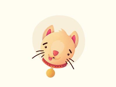 Special Kitty cat emoji icon illustration kitty procreate silly stupid tongue