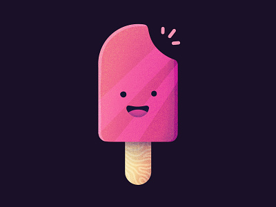 Happy Icecream is happy character emoji face food icecream icon illustration popstickle