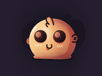 Blob! alien animal ball blob character creature emoji face funny icon illustration smiling