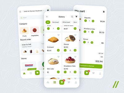 Delivery App mobile ui ux