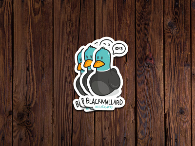 Stikers comic Blackmallard