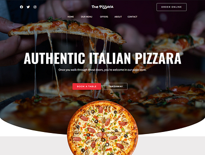 Pizza Website Design Idea design pizza site pizza website store website web development website design wordpress website idea