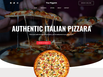 Pizza Website Design Idea design pizza site pizza website store website web development website design wordpress website idea