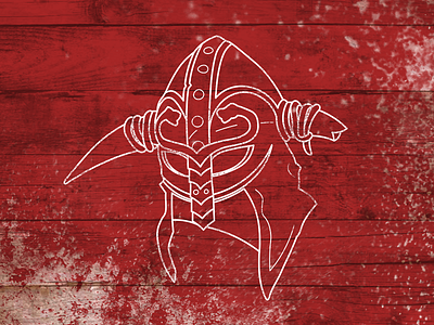 Raider design dragon for honor helmet horns illustration line line art raider vector viking