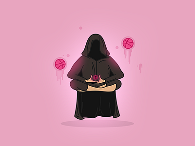 Double Invite Giveaway cloak competition dribbble giveaway invite invites join levitate mage magic pink two
