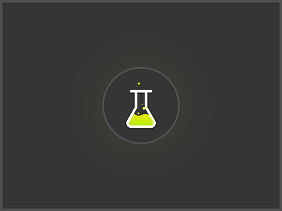 Day 38 - Experiment acid bile daily challenge experiment flask flat gradient icon illustration logo science test tube