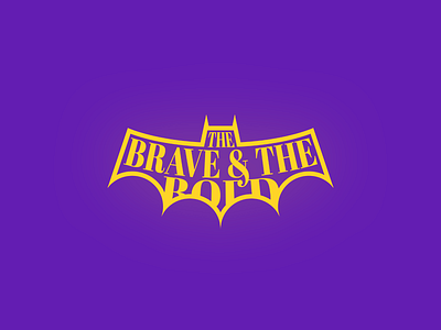 Day 75 - Bold adam west batman bold daily challenge film icon illustration line logo typography vector