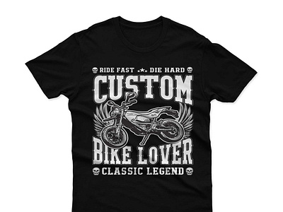 custom bike t shirt design