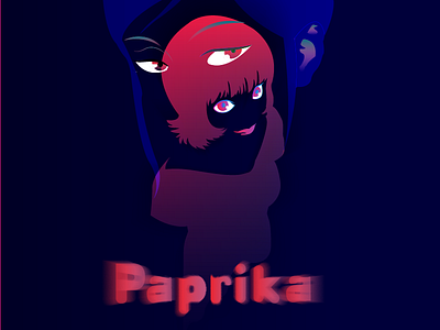 3 / Paprika Poster colorful fluo manga neon satoshikon