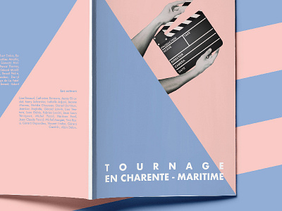Le tournage en Charente Maritime book colofull colours layout pantones