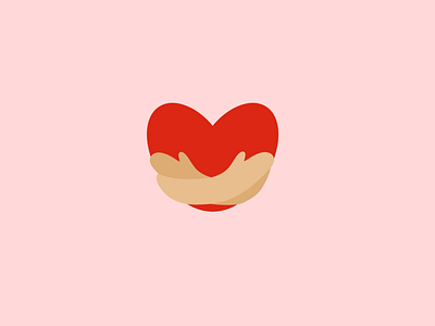 Heart icon 2d graphic design icon illustration