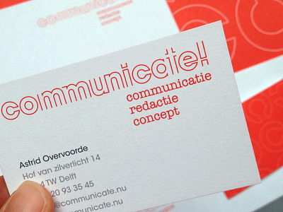 Businesscard | Communicate brand identity graphic design letterhead logo sketching